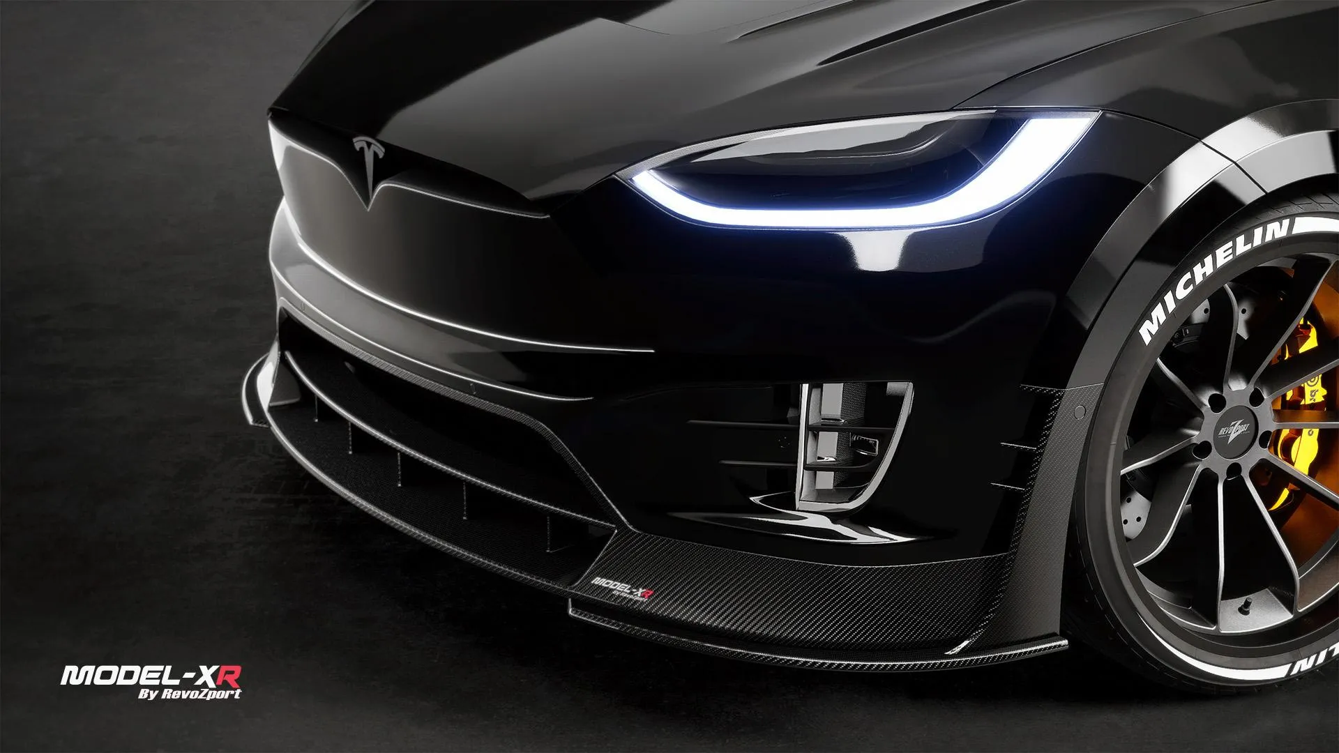 Revozport R-Zentric Model XR Widebody Aerokit for Tesla Model X