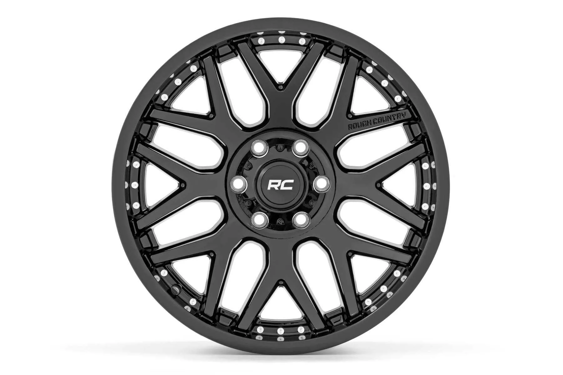 Rough Country 35X12.50R20 Tires & Rough Country 95 Series Wheel Package | 2022-2025 Toyota Tundra