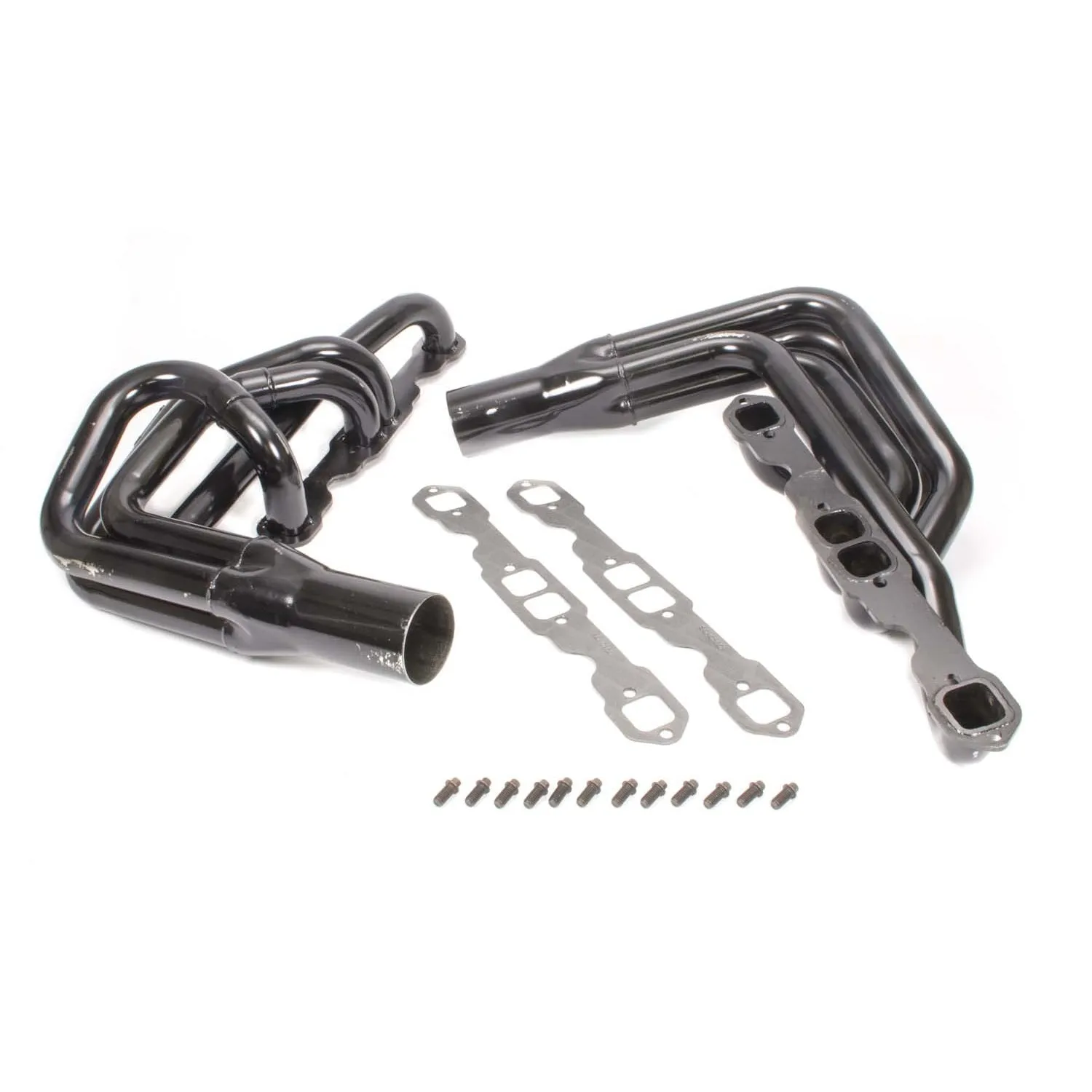 Schoenfeld Headers IMCA-UMP Stock Car Headers 1-5/8" Primary 3" Collector Steel - Black Paint