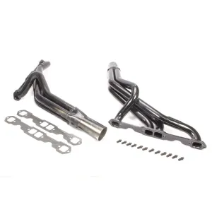 Schoenfeld Stock Clip Headers - SB Chevy - 1-3/4" Tube Diameter - 3-1/2" x 8" Collectors