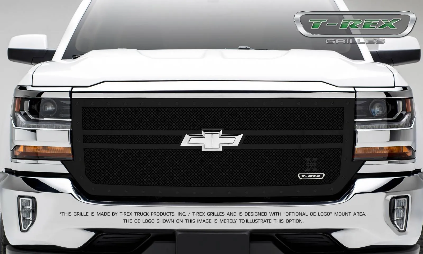 T-REX X Metal Series, Grilles w/ 2 bar - 2016-2018 Chevy 1500
