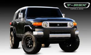 T-REX X Metal Series, Insert Grilles - Powdercoat - Requires Drilling or Cutting - 2007-2014 FJ