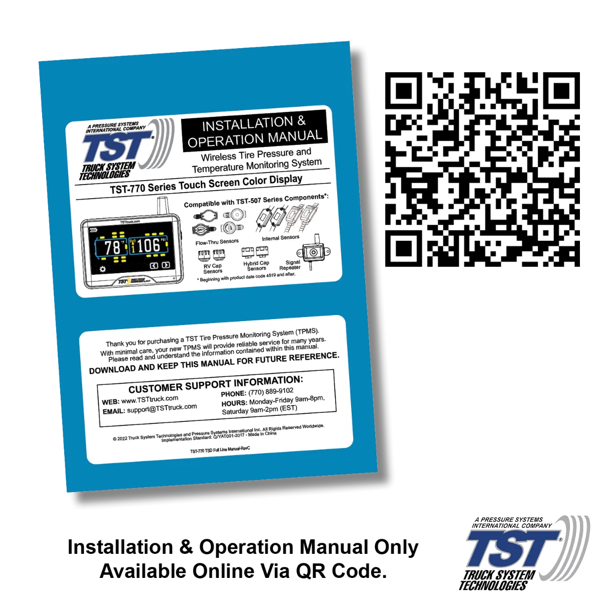 TST 770 Tire Pressure Monitoring System