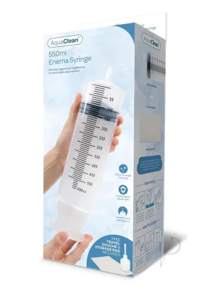 Ultraclean 550cc Enema Syringe Clear