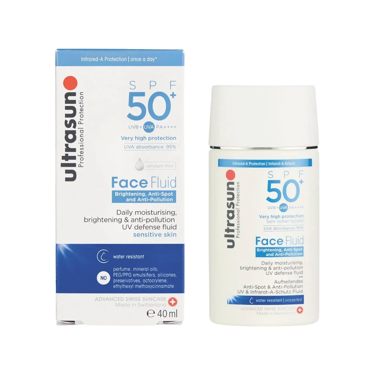 Ultrasun SPF50  Anti Pollution Face Fluid