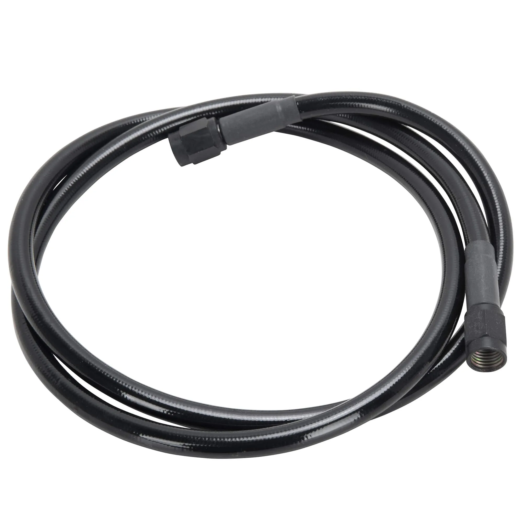 Universal Braided Stainless Brake Line - 14" - Ebony