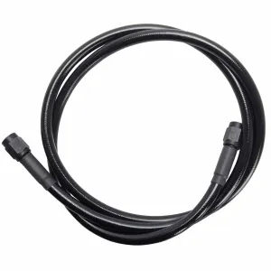 Universal Braided Stainless Brake Line - 30" - Ebony