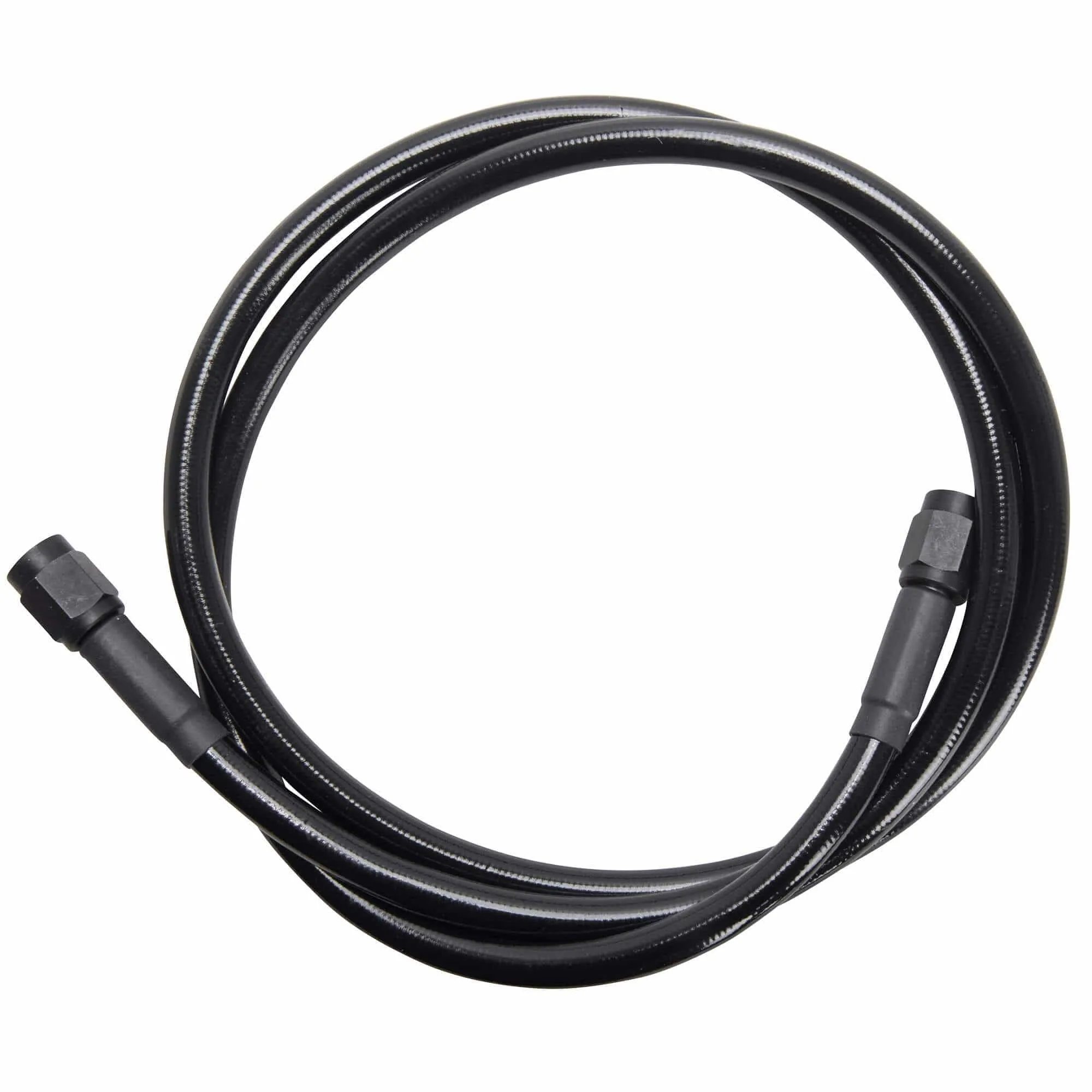 Universal Braided Stainless Brake Line - 30" - Ebony