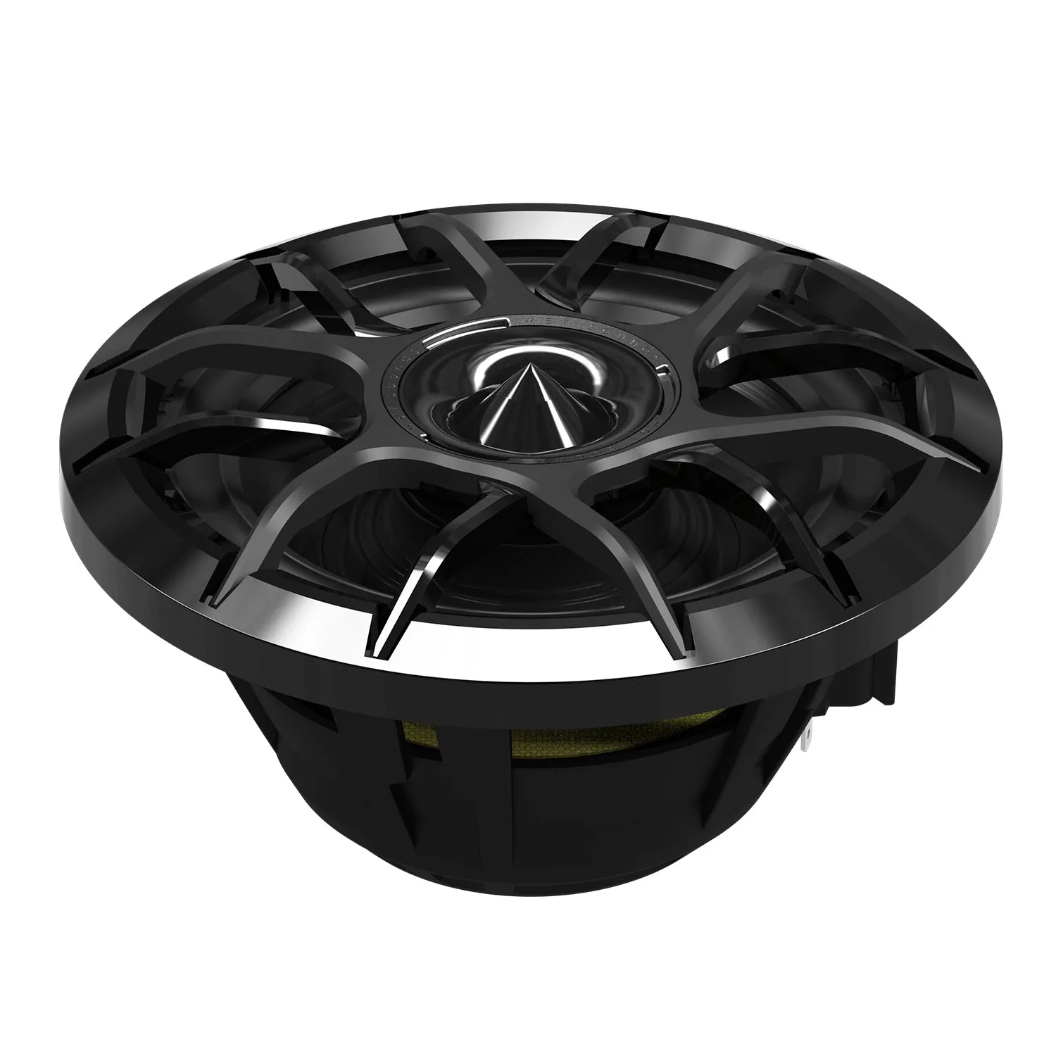 Wet Sounds ZERO 6 XZ-B 6.5" Coaxial Marine Speakers Pair 200W Peak W/ Grilles