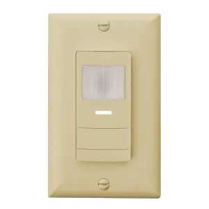 WSX 120-277V PIR Occupancy In-Wall Switch Sensor, Ivory
