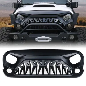 Xprite Grill Jeep Wrangler JK (2007-2018) Venom Series w/ Teeth / Fangs